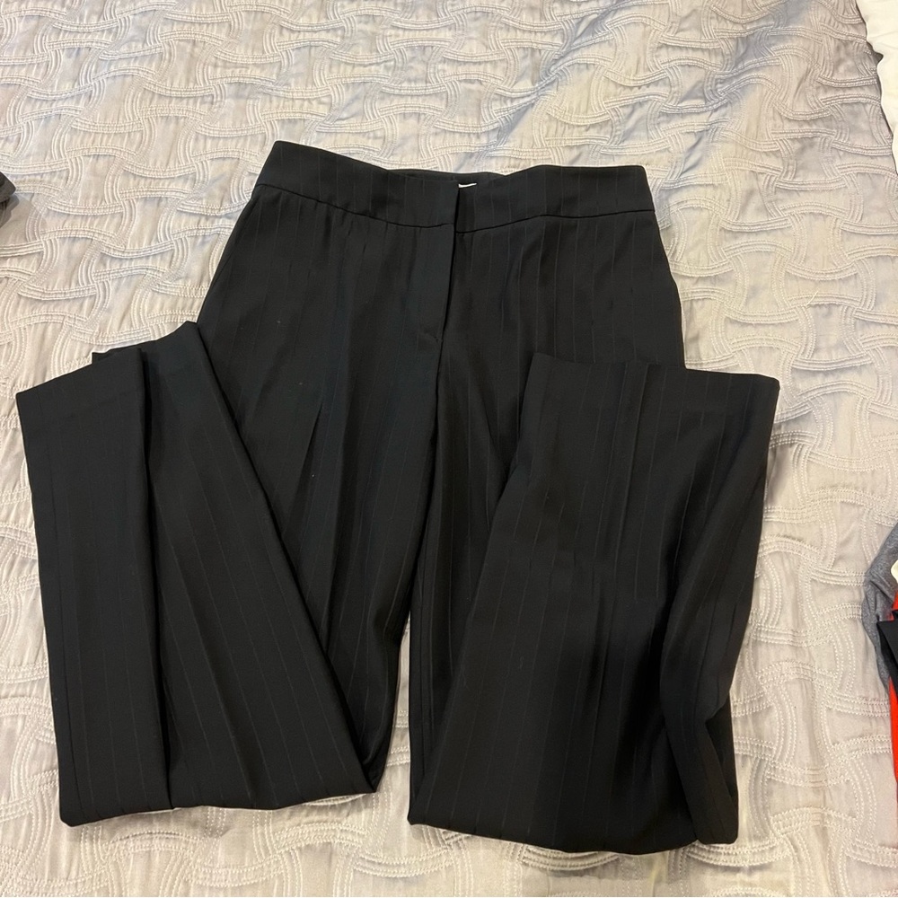 Valentino Roma striped wide leg vintage pants
